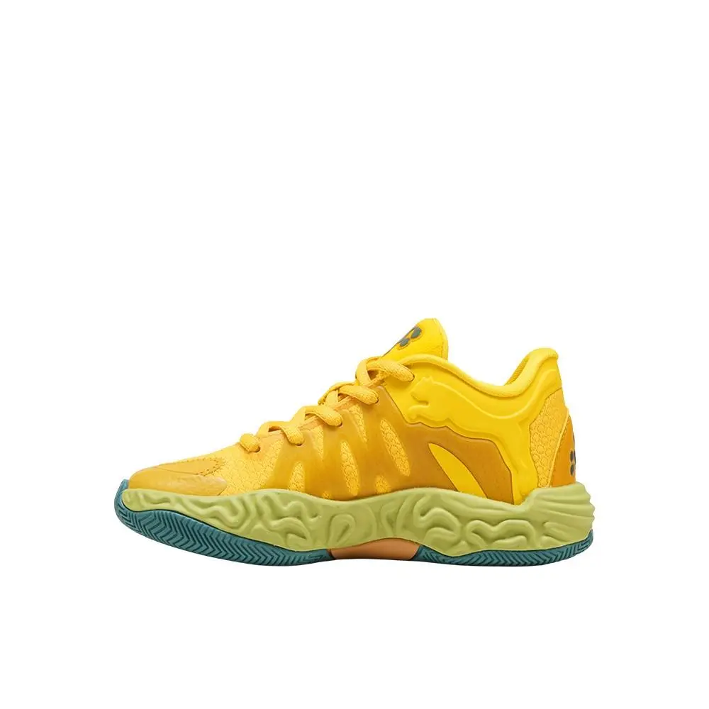 Puma shoes - PUMA Hali 1 Mid Basketball  Toddler - 31360801 - Yellow 1