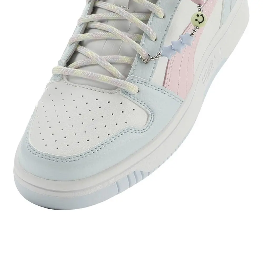 Puma shoes - PUMA Rebound Layup Playful Charms Lace Up  Youth - 40779901 - White 4