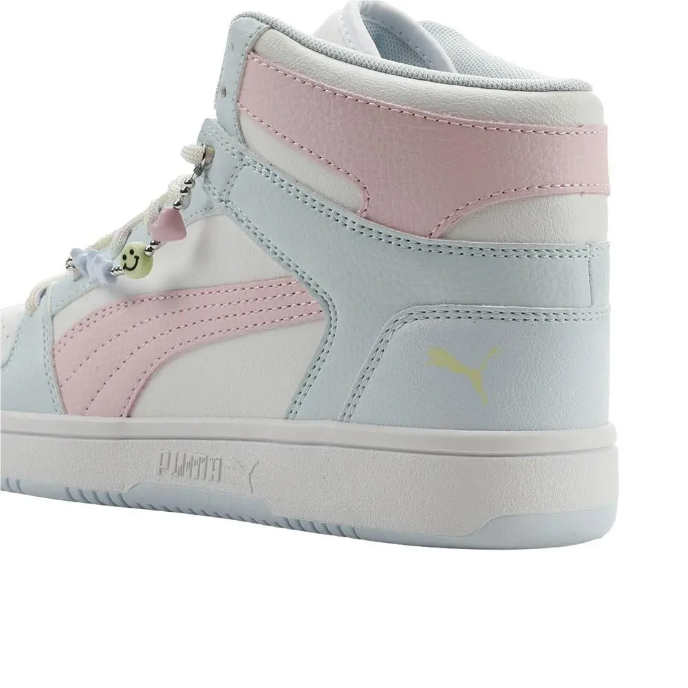Puma shoes - PUMA Rebound Layup Playful Charms Lace Up  Youth - 40779901 - White 13