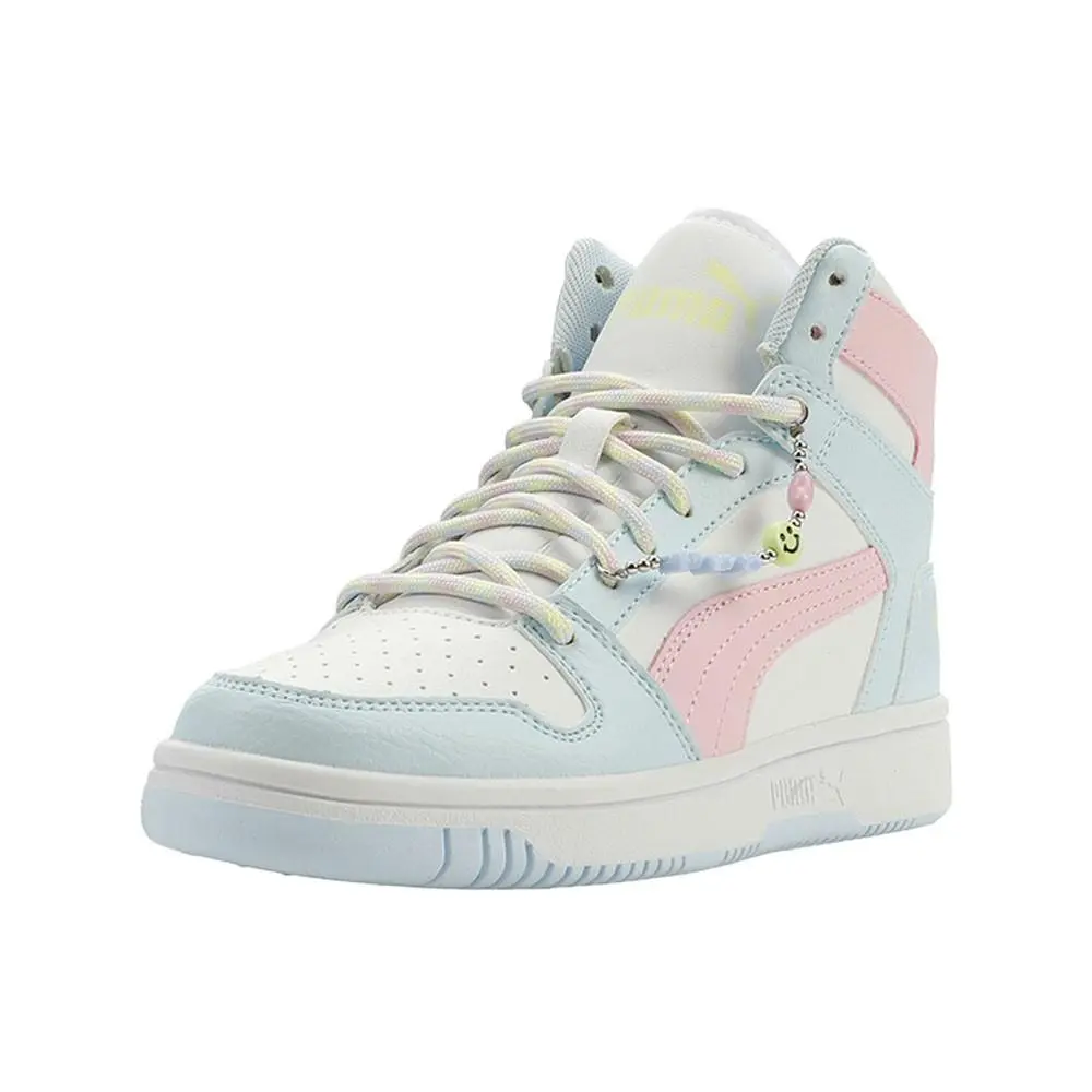 Puma shoes - PUMA Rebound Layup Playful Charms Lace Up  Youth - 40779901 - White 8