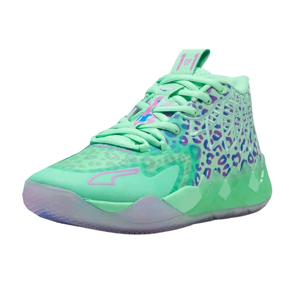 Puma shoes - PUMA  X Lamelo Ball Mb.01 Alien Safari Basketball - 31140101 - Green 6