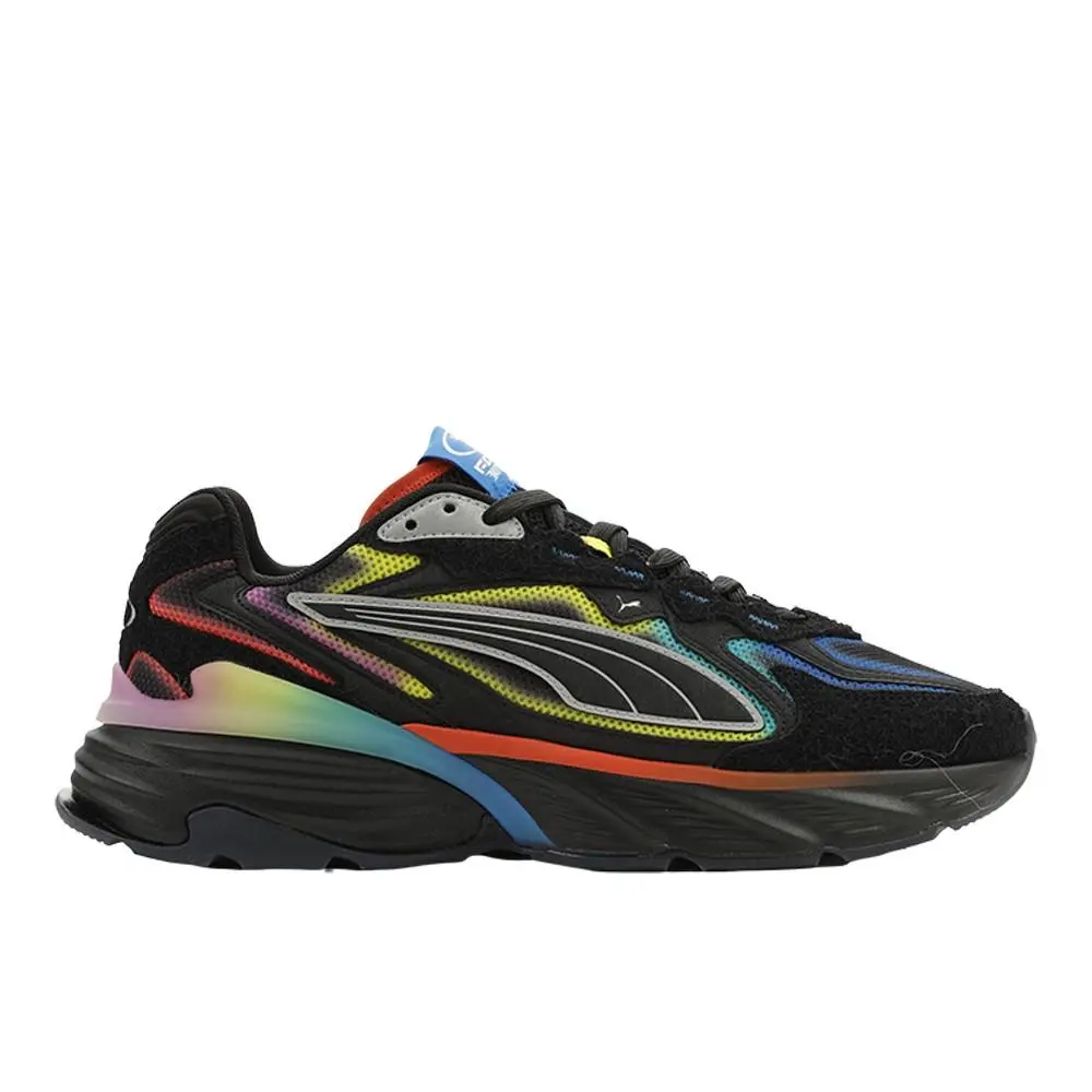Puma Fade Afterlight Lace Up Mens Black Sneakers Casual Shoes 40835201