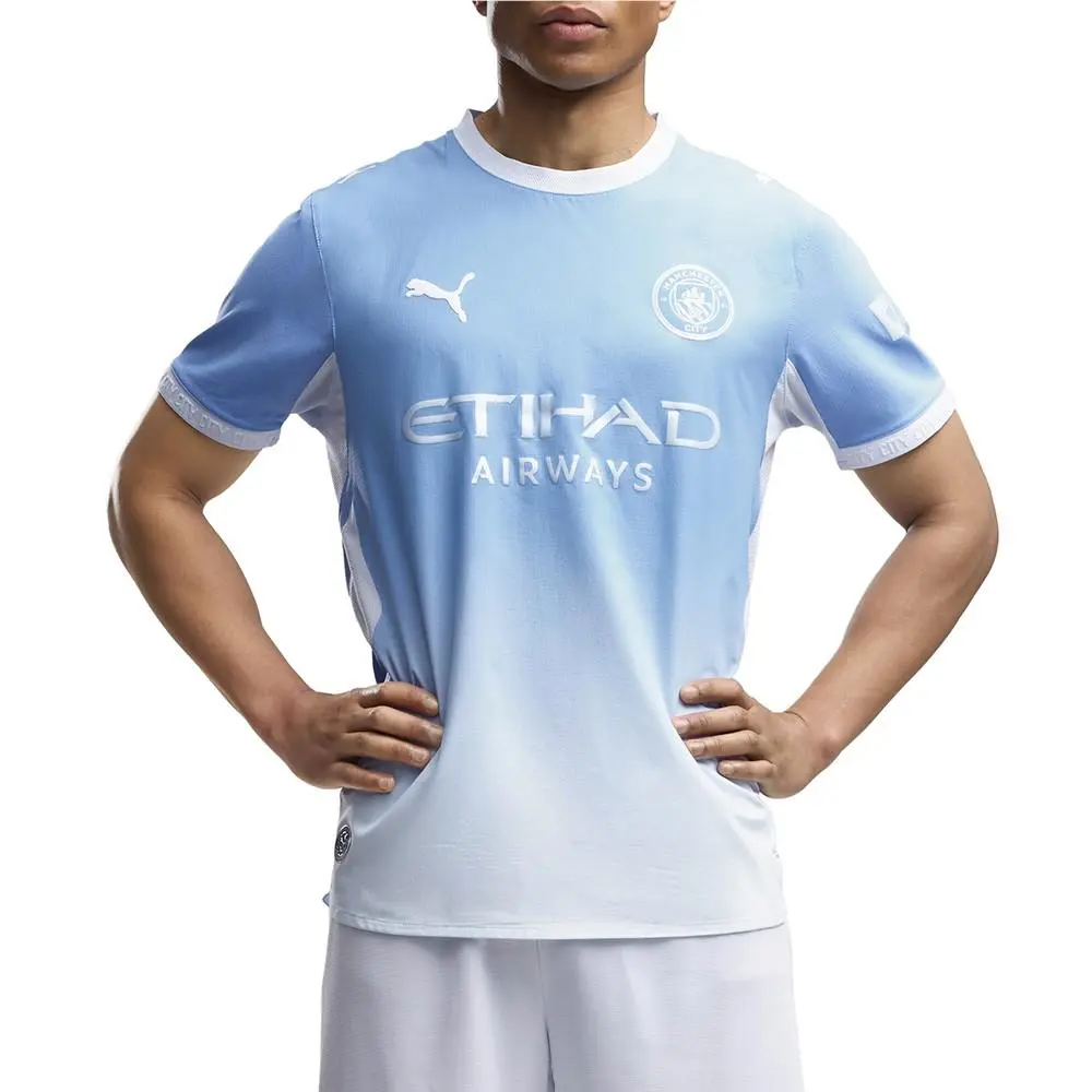 Puma clothing - PUMA Manchester City F.C. Authentic Home Soccer Jersey - 78432301 - Blue 1