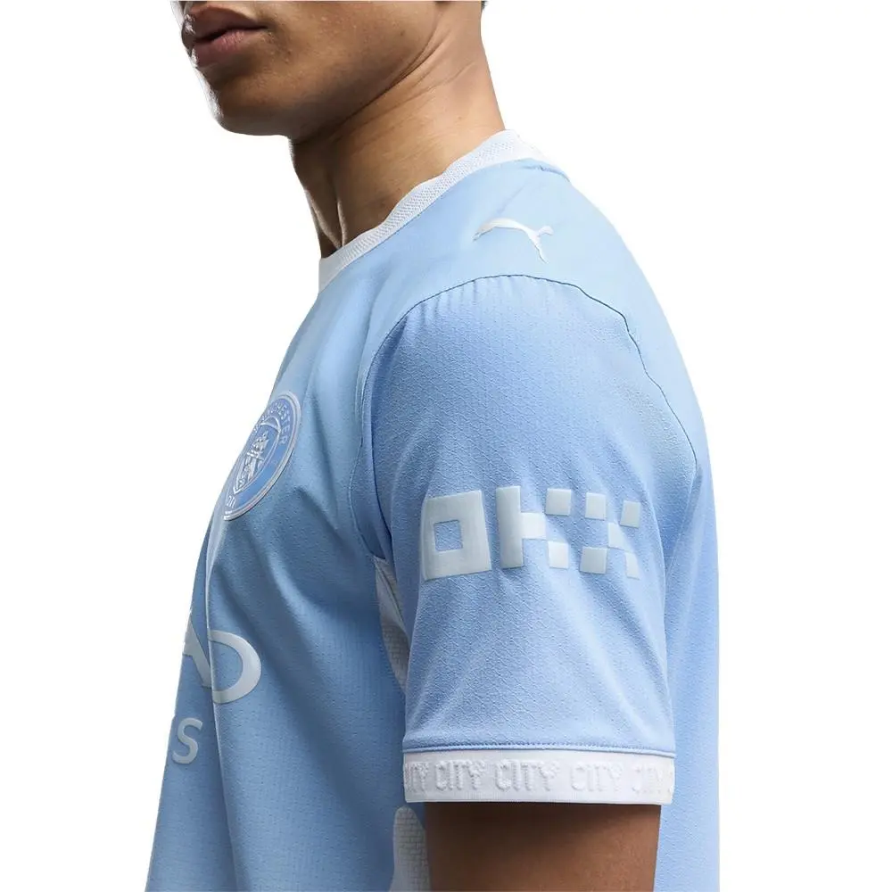 Puma clothing - PUMA Manchester City F.C. Authentic Home Soccer Jersey - 78432301 - Blue 3
