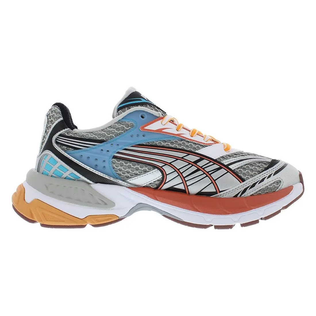 Puma shoes - Cool Light Gray/Chili Powder, Main: Grey 6