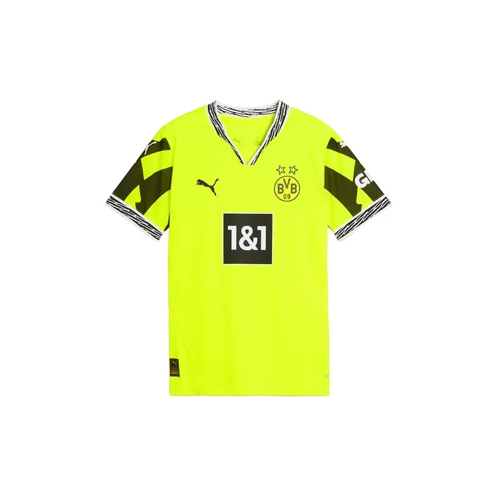 Puma Borussia Dortmund Anniversary Short Sleeve Soccer Jersey Youth Boys Yellow