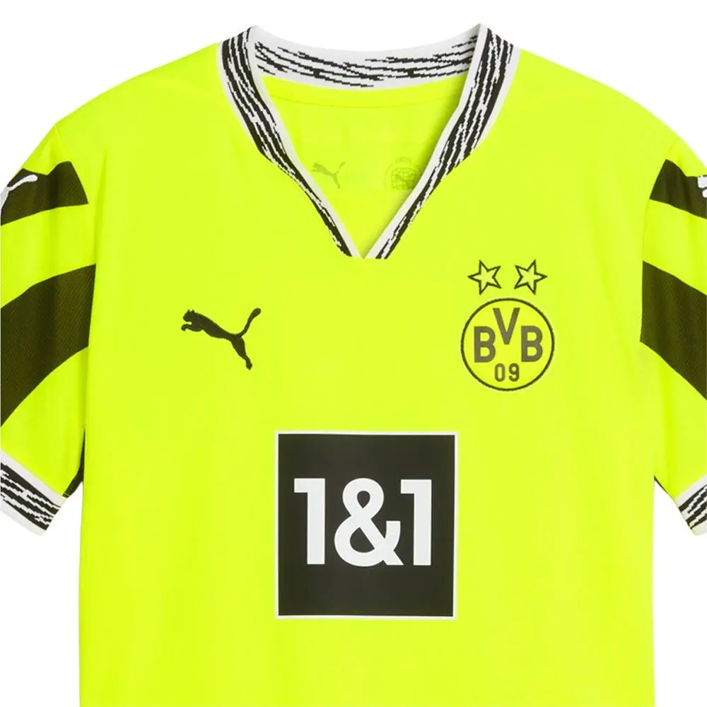 Puma clothing - PUMA Borussia Dortmund Anniversary Short Sleeve Soccer Jersey You - 77535204 - Yellow 1