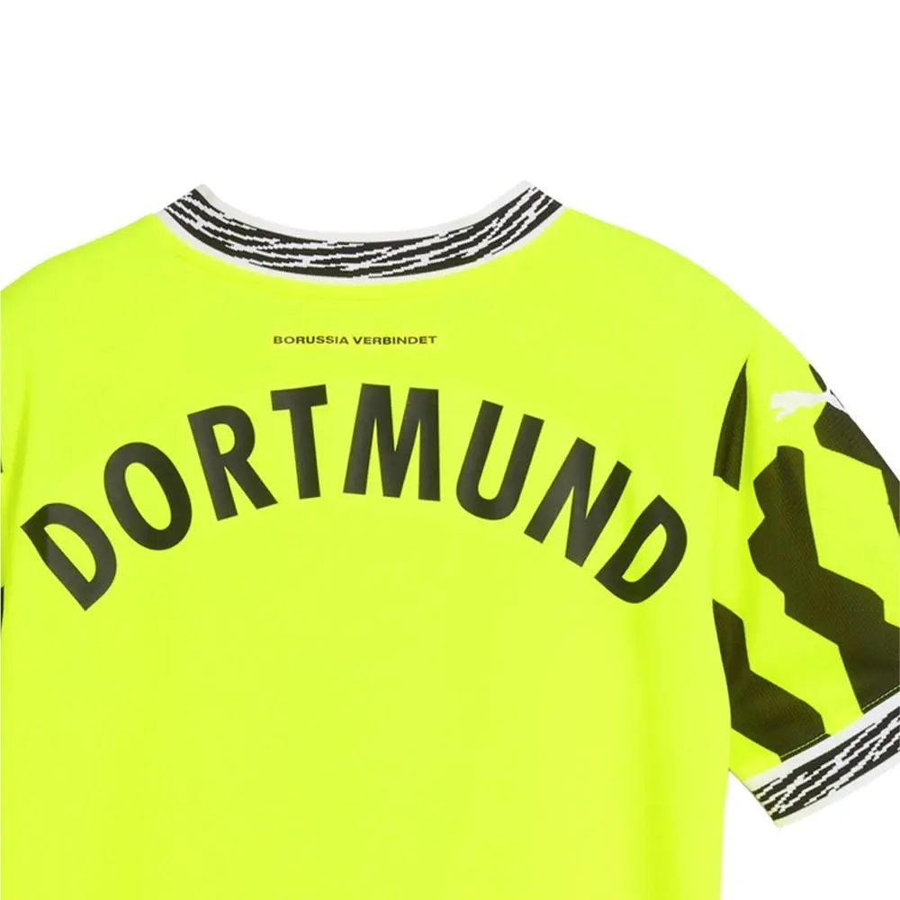 Puma clothing - PUMA Borussia Dortmund Anniversary Short Sleeve Soccer Jersey You - 77535204 - Yellow 2