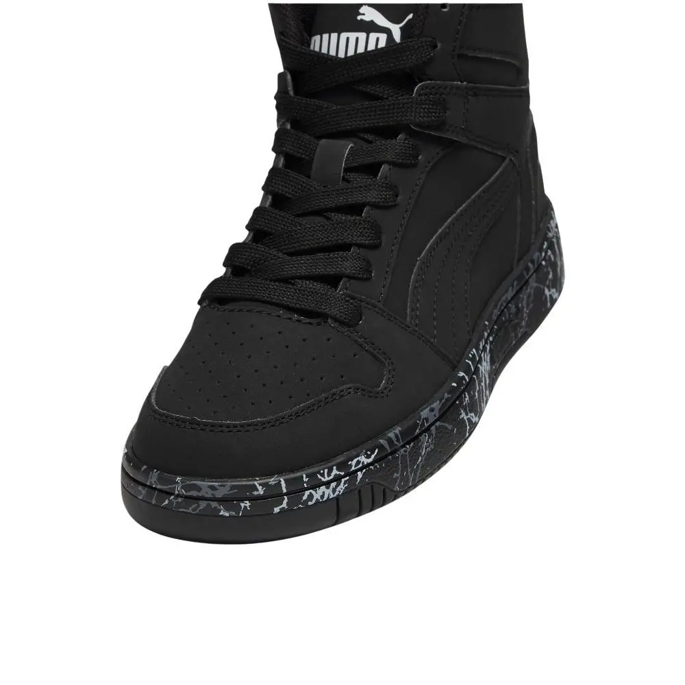 Puma shoes - PUMA Rebound Layup Nubuck Mountain Park High Top  Youth - 39511401 - Black 12