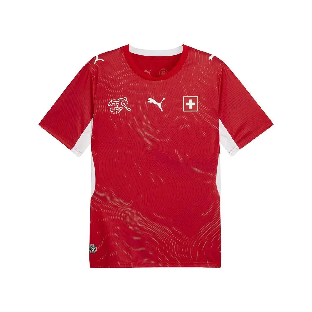 Puma Sfv Crew Neck Short Sleeve Home Soccer Jersey Mens Red 78321801