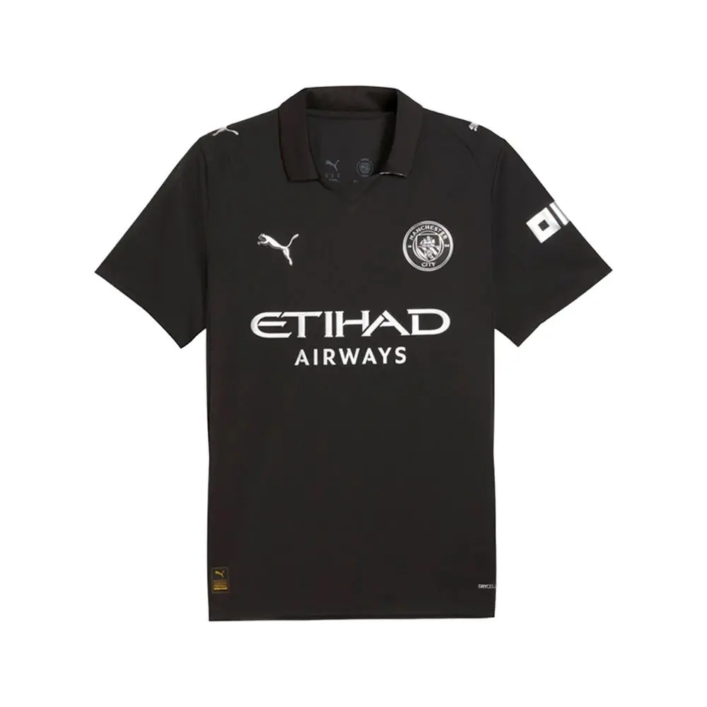 Puma clothing - PUMA Manchester City 2526 Away Replica Soccer Jersey - 78035002 - Black 3