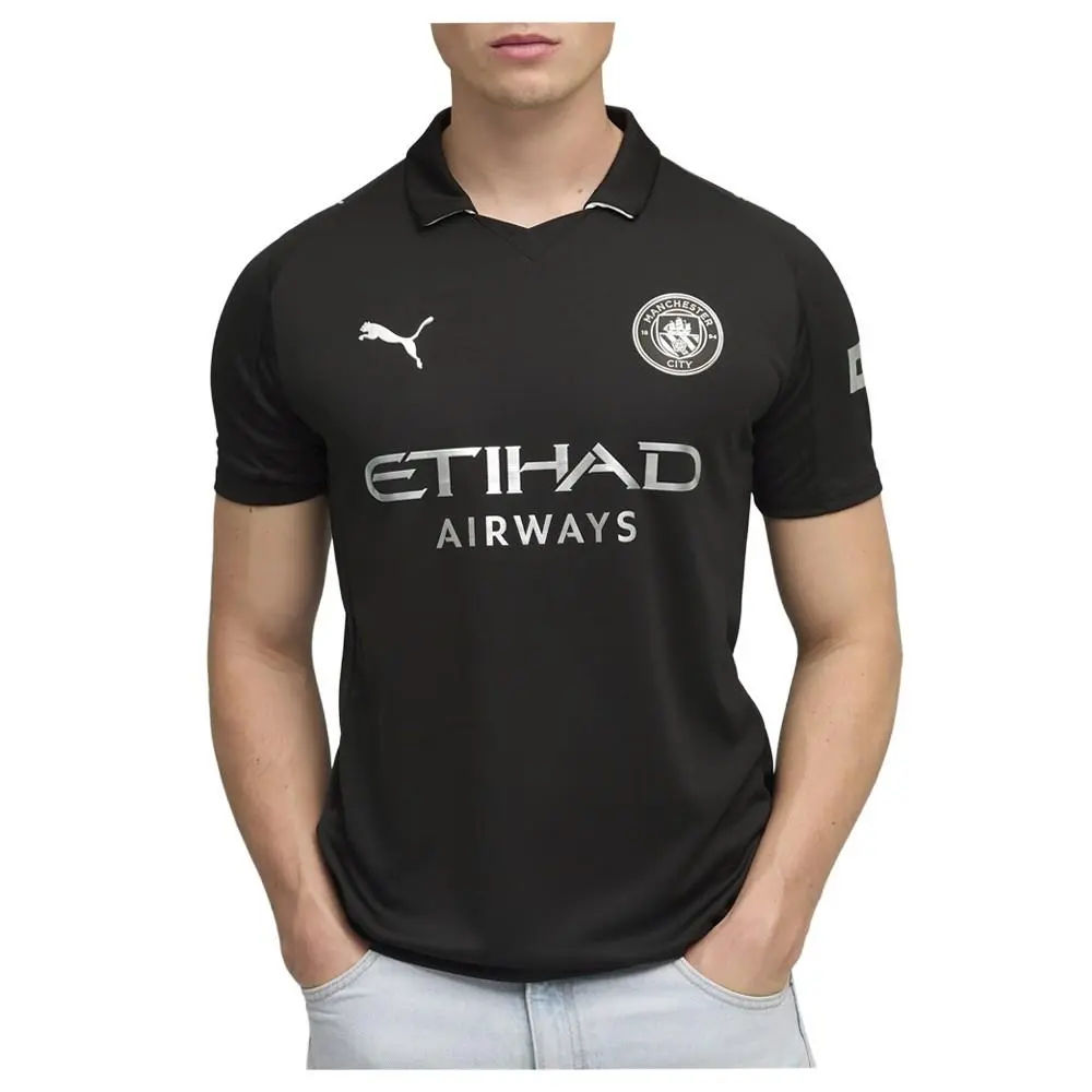 Puma clothing - PUMA Manchester City 2526 Away Replica Soccer Jersey - 78035002 - Black 5