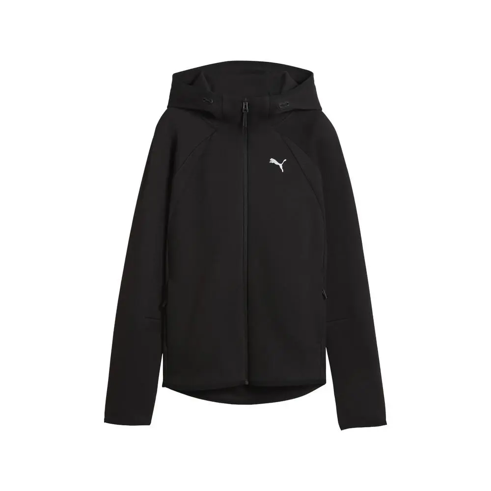 Puma Evostripe Full Zip Hoodie Womens Black Casual Outerwear 69189801