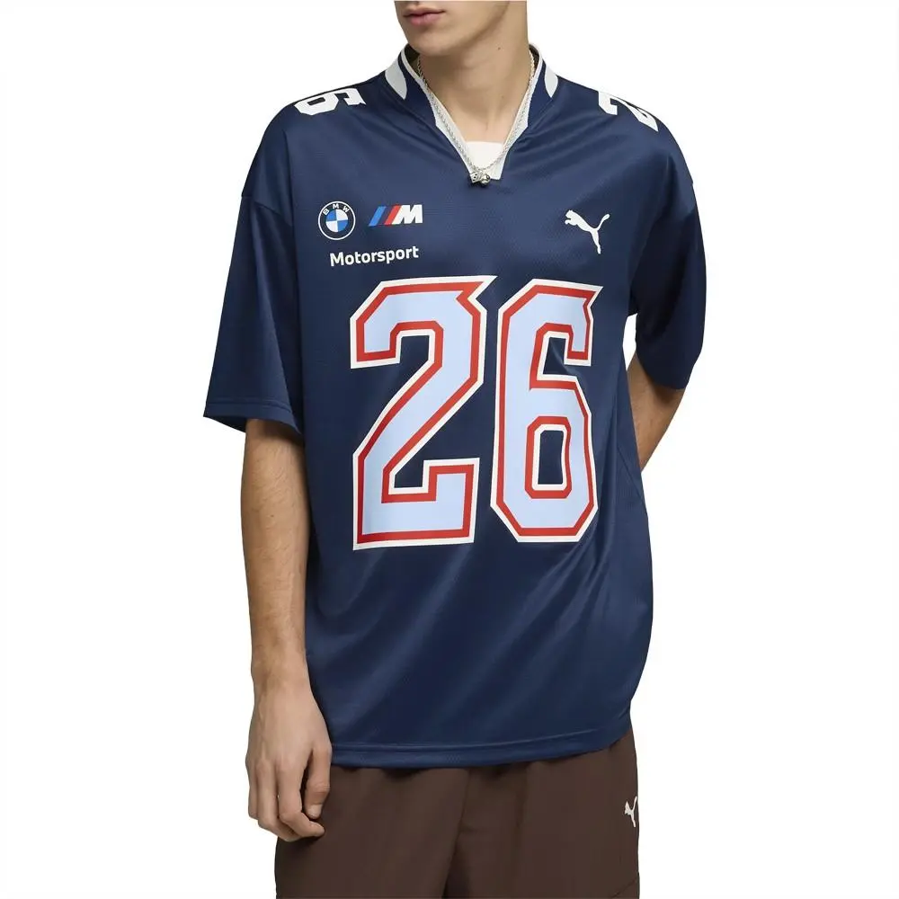 Puma clothing - PUMA Bmw M Motorsport Replica Special 2026 Crew Neck Short Sleeve - 71372401 - Blue 1