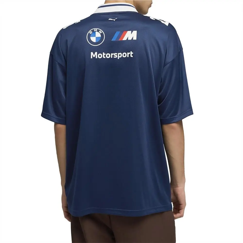 Puma clothing - PUMA Bmw M Motorsport Replica Special 2026 Crew Neck Short Sleeve - 71372401 - Blue 2