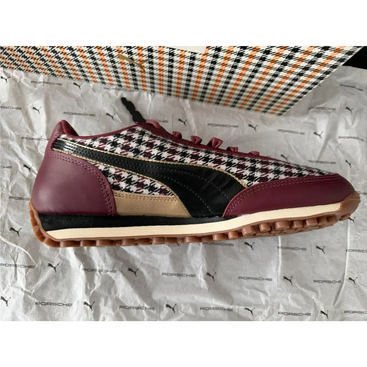 Puma shoes - PUMA Easy Rider - Easy Rider - Plaid Seats red and black 12