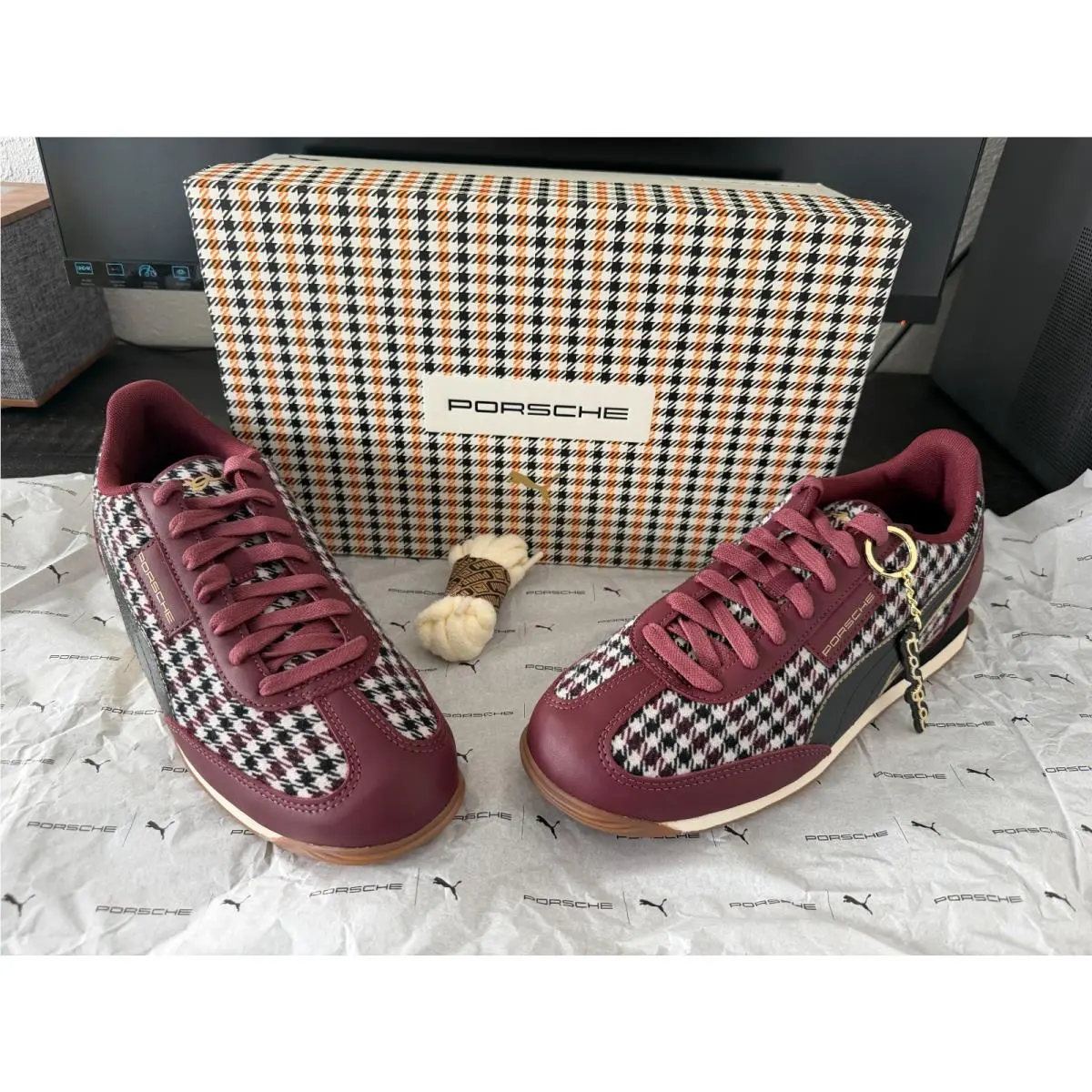 Porsche 911 Targa Pepita Limited Edition Puma Easy Rider Shoes Sneakers