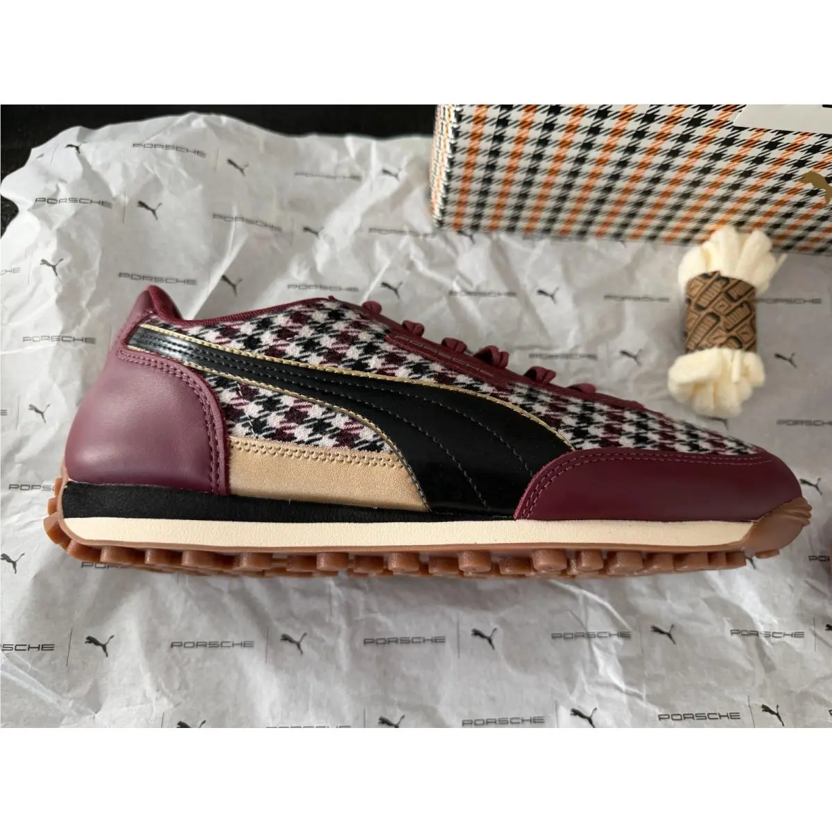 Puma shoes - PUMA Easy Rider - Easy Rider - Plaid Seats red and black 18