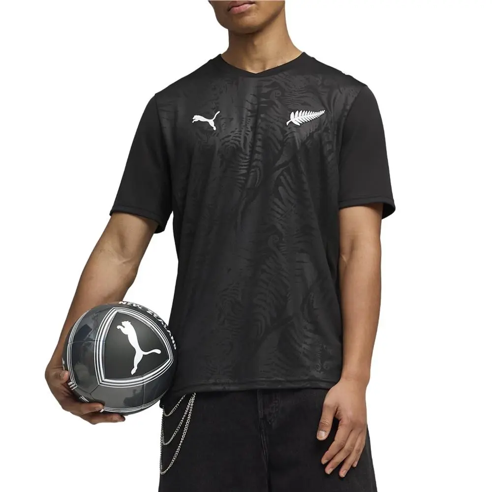 Puma clothing - PUMA New Zealand Home Crew Neck Replica Jersey - 78326201 - Black 6