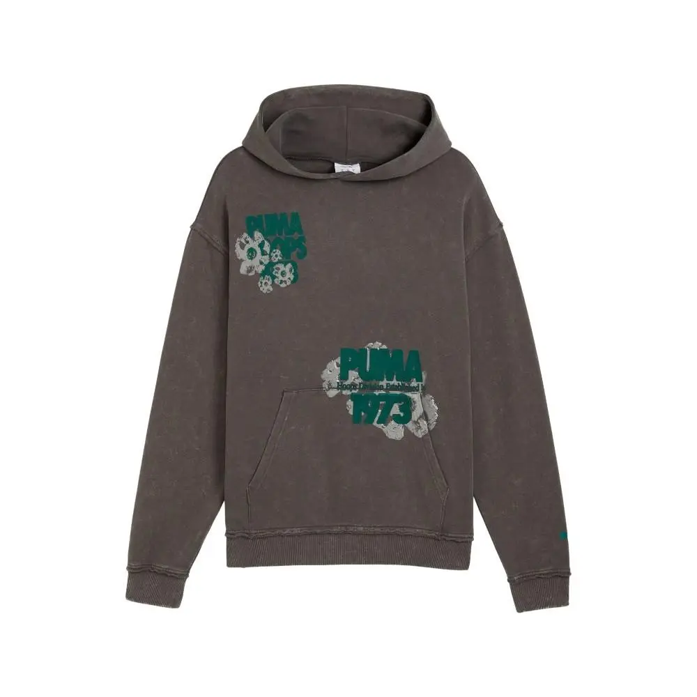 Puma Hoopocalypse Pullover Hoodie Mens Grey Casual Outerwear 63285501