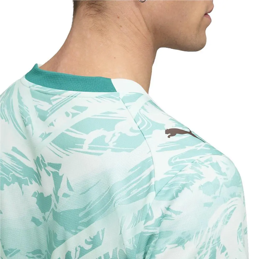 Puma clothing - PUMA Portugal Away Crew Neck Short Sleeve Soccer Jersey - 78328802 - Green 8