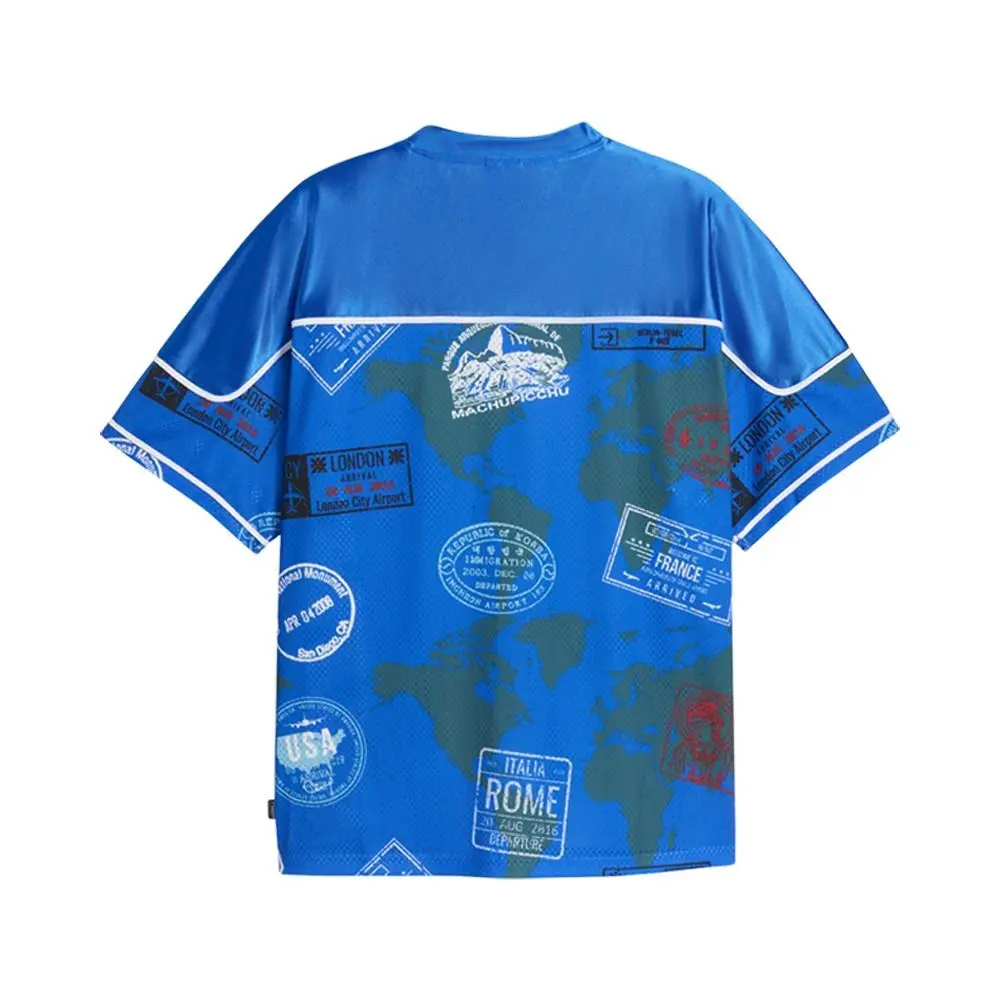 Puma clothing - PUMA The Atw Dylan All Over Print Basketball V Neck Replica Jerse - 63506602 - Blue 7