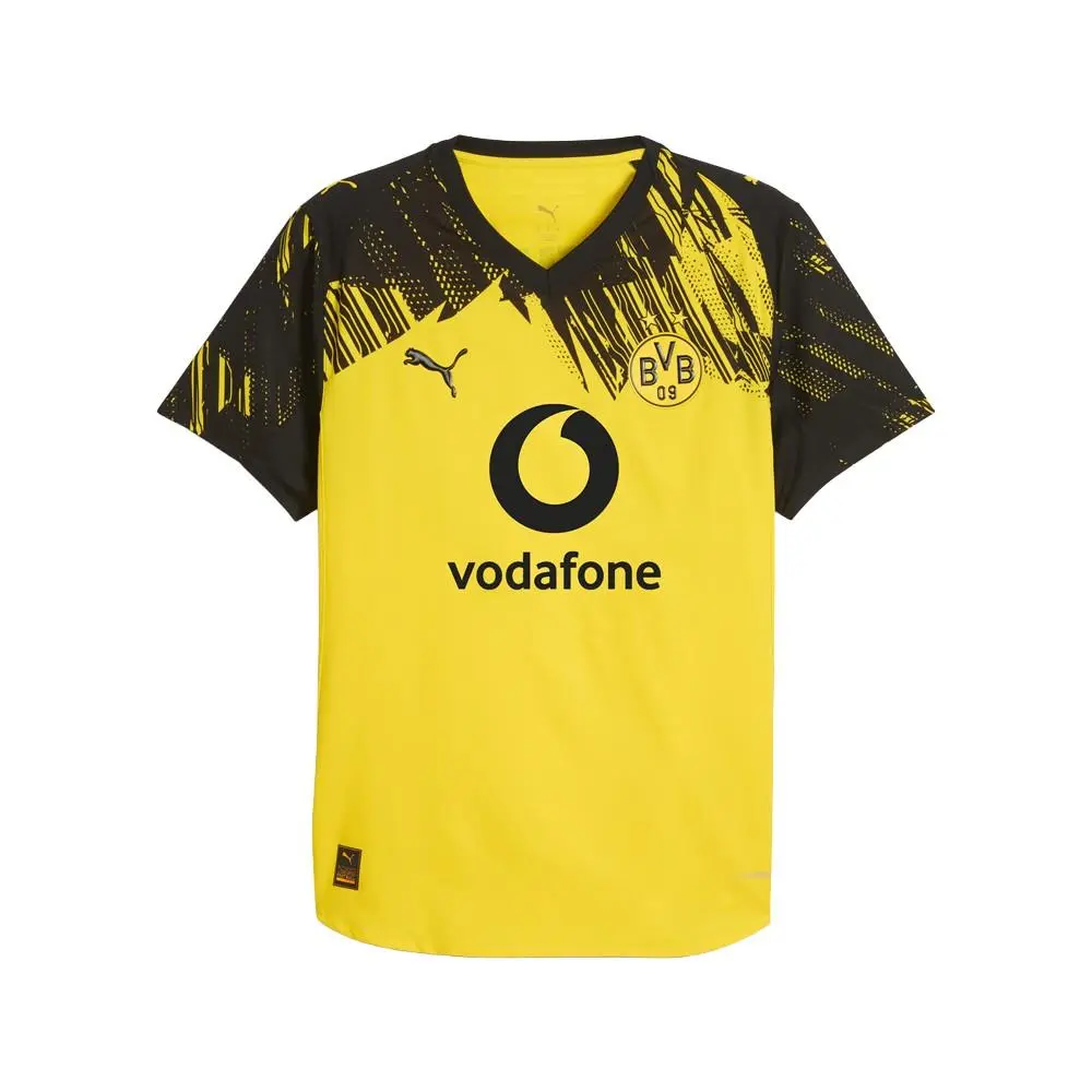 Puma clothing - PUMA Borussia Dortmund Authentic Home Crew Neck Short Sleeve Socc - 78008701 - Yellow 6