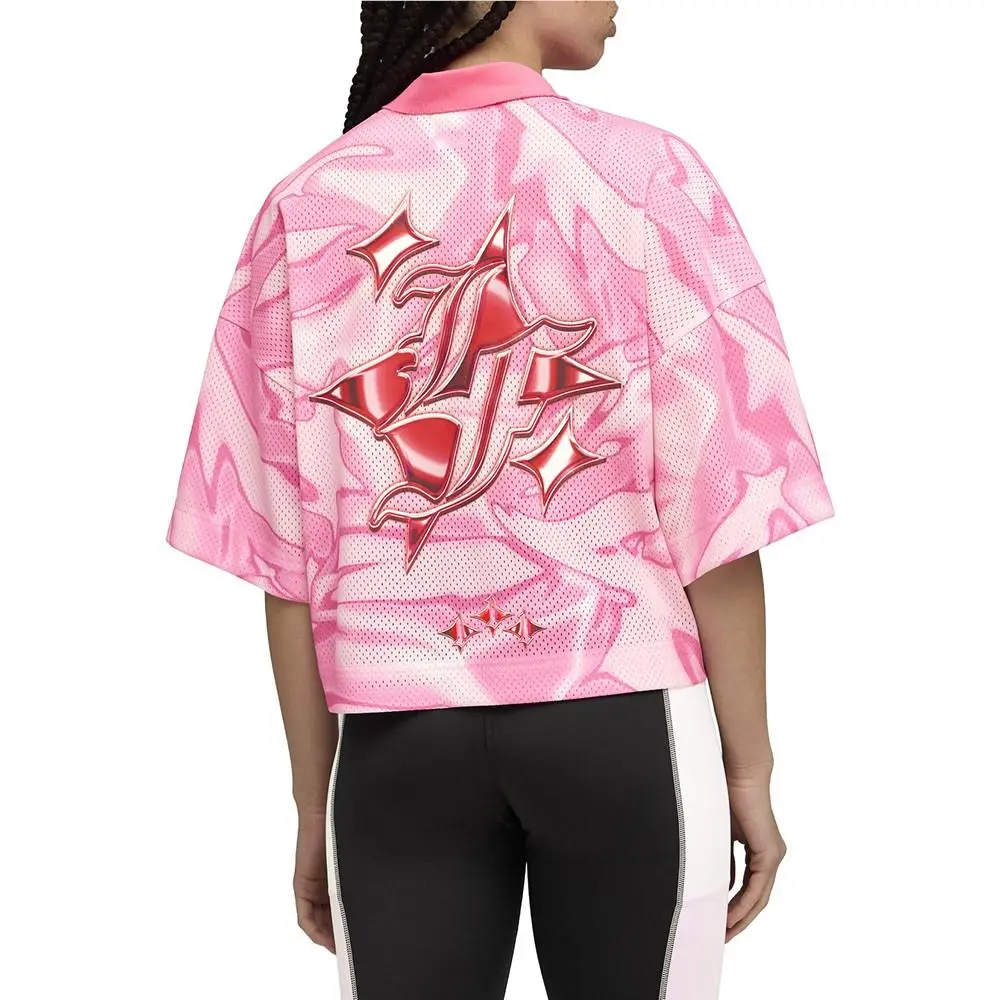 Puma clothing - PUMA Lafrance Pink Heem Collared Short Sleeve Soccer Jersey - 63384901 - Pink 2