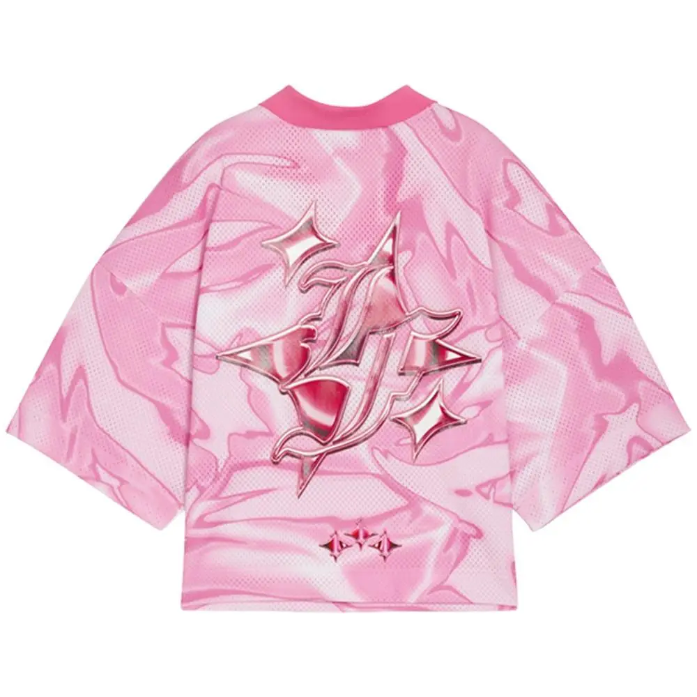 Puma clothing - PUMA Lafrance Pink Heem Collared Short Sleeve Soccer Jersey - 63384901 - Pink 5