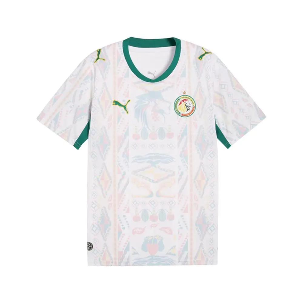 Puma Senegal Home Crew Neck Short Sleeve Jersey Mens White 78316501