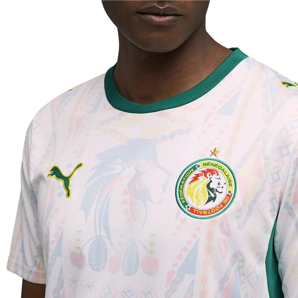 Puma clothing - PUMA Senegal Home Crew Neck Short Sleeve Replica Jersey - 78316501 - White 3