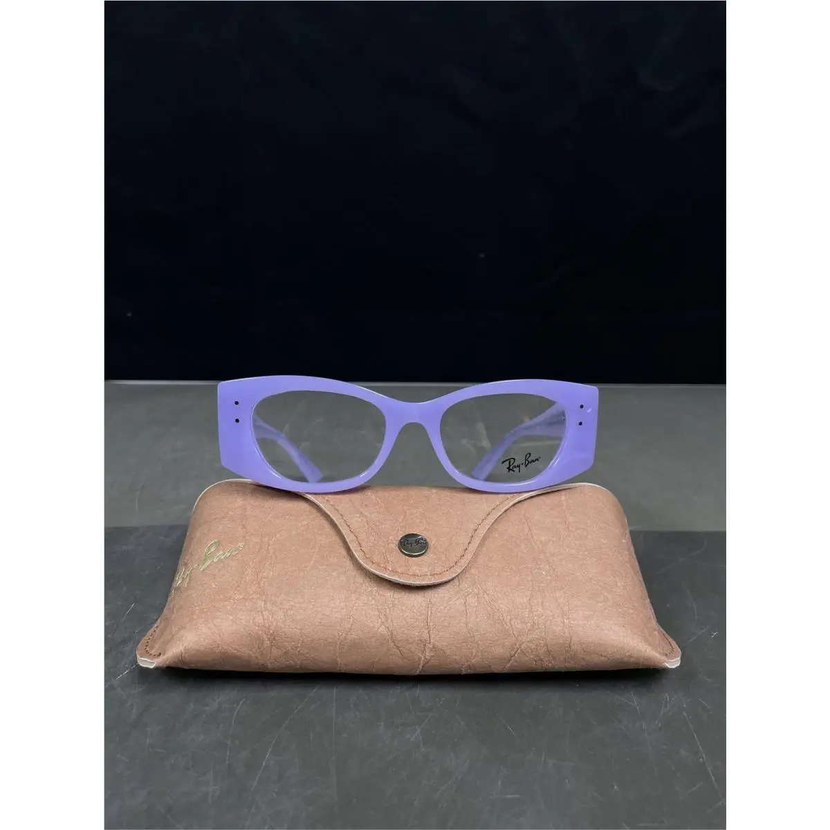 Ray-ban Rx7327 Kat Rectangular Demo Lenses Eyewear Frames