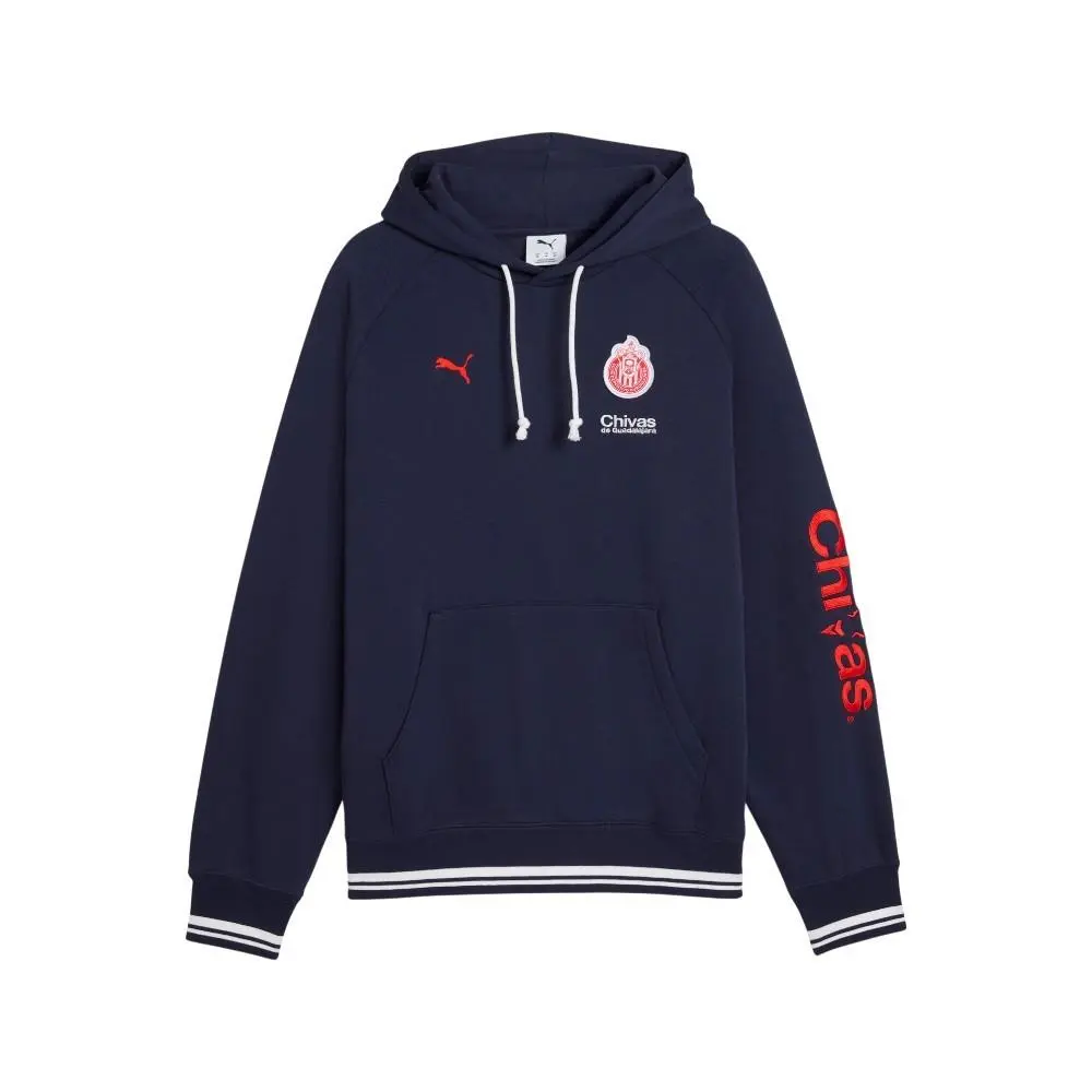 Puma Chivas Relaxed Pullover Hoodie Mens Size S Casual Outerwear 78600306