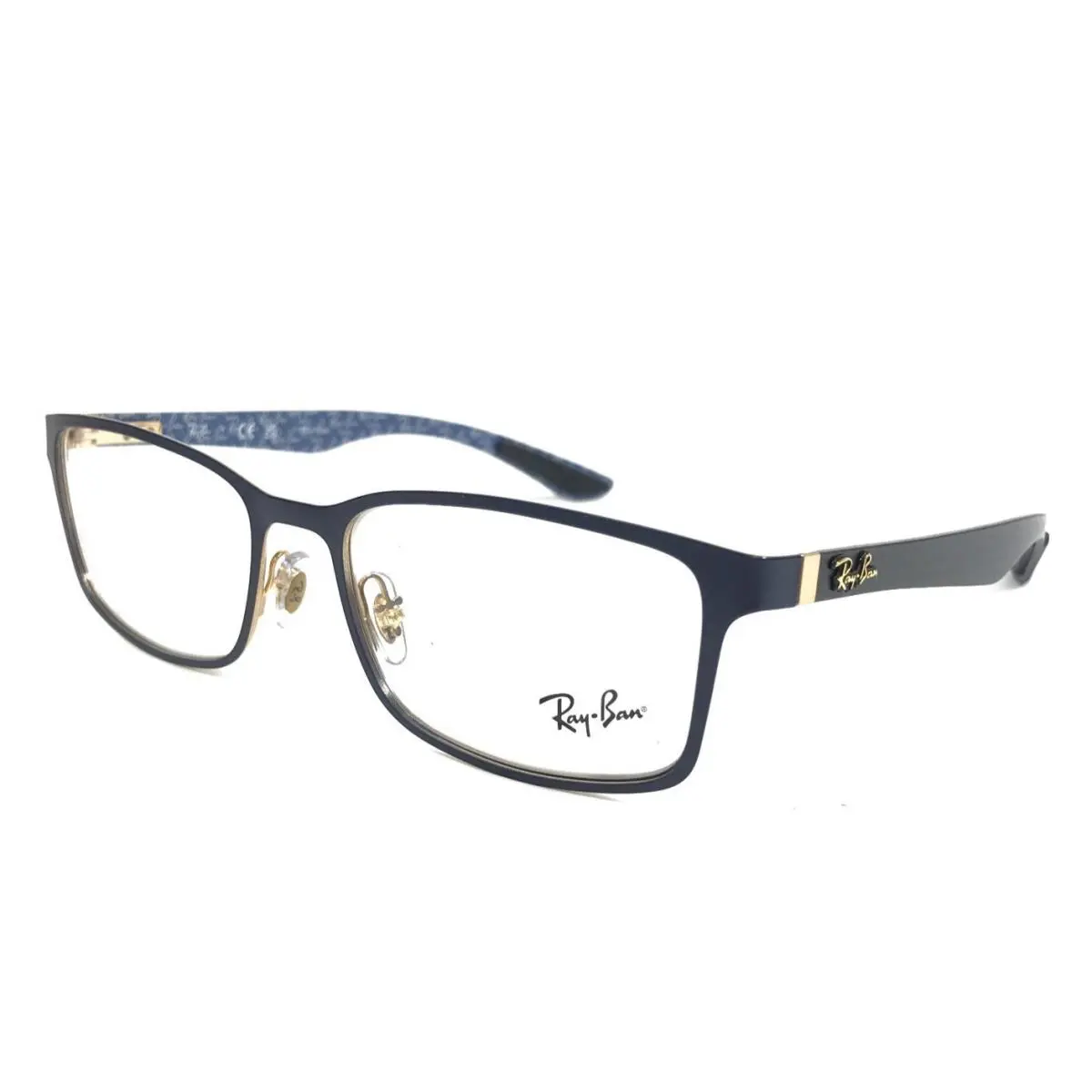 Ray-ban Eyeglasses Frames RB8424 3226 Matte Blue Gray Carbon Fiber 55-18-145