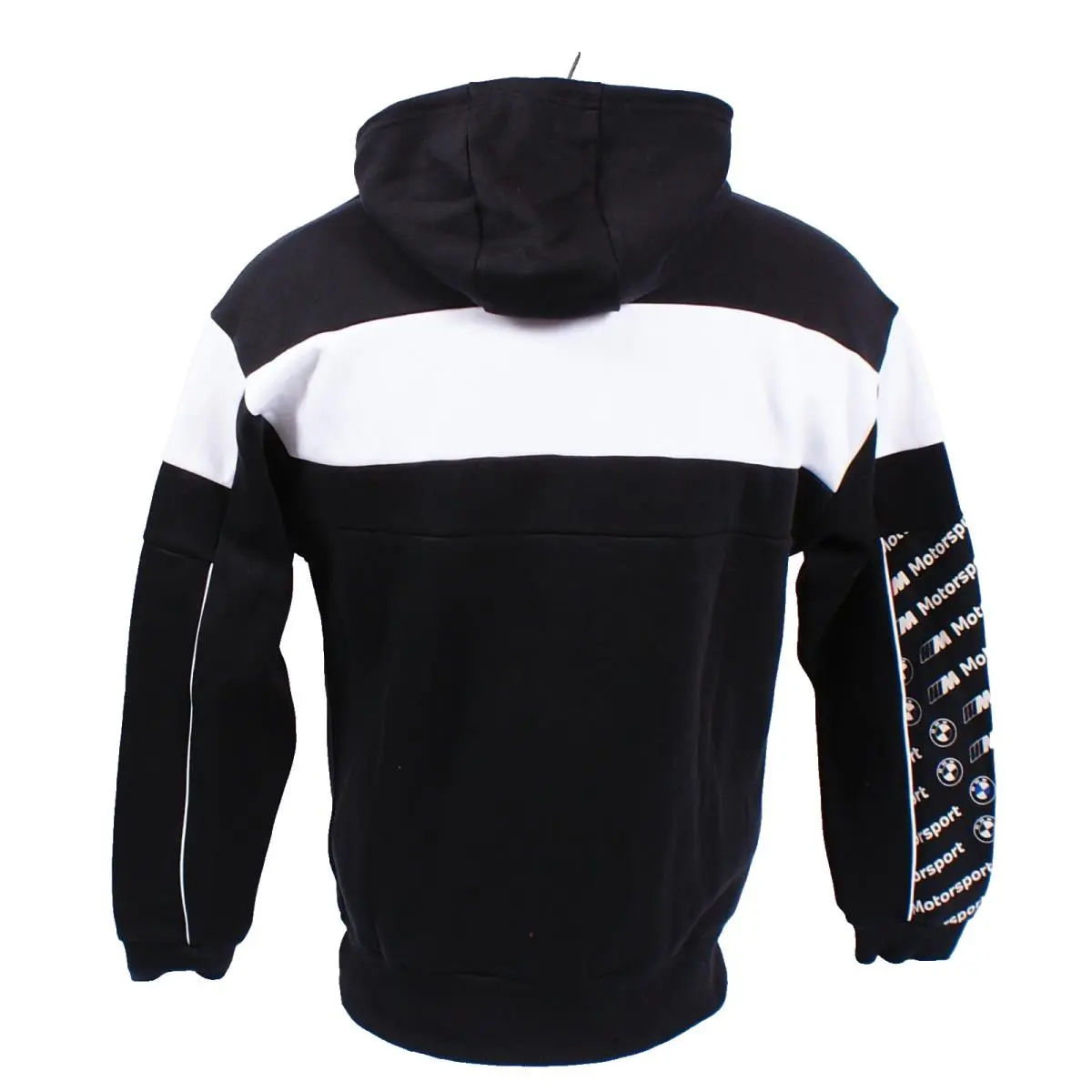 Puma clothing - BMW Motorsports Hooded Jacket - BMW Motorsports Hooded Jacket - Black & White (UPC: 196856983533) 3