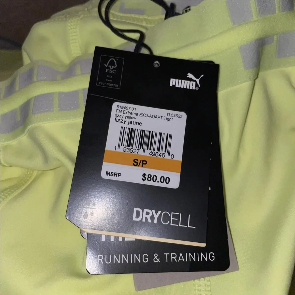 Puma clothing - Yellow (UPC: 0193527496460) 9