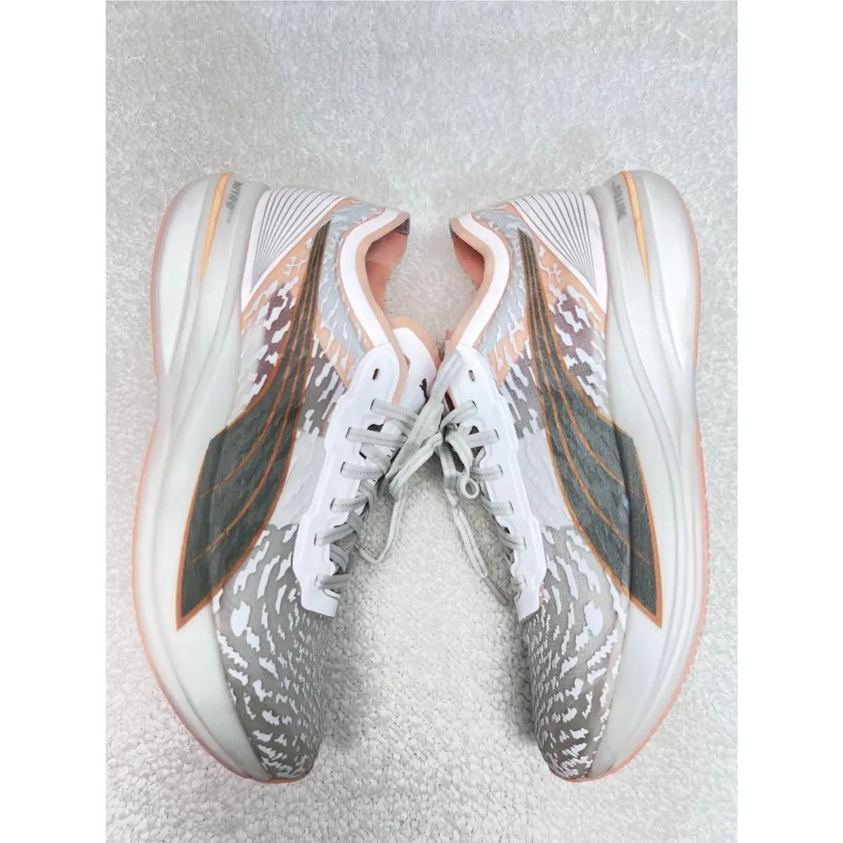 Puma shoes - PUMA Deviate Nitro - Deviate Nitro - 376224-01 - Orange, White and Grey 3