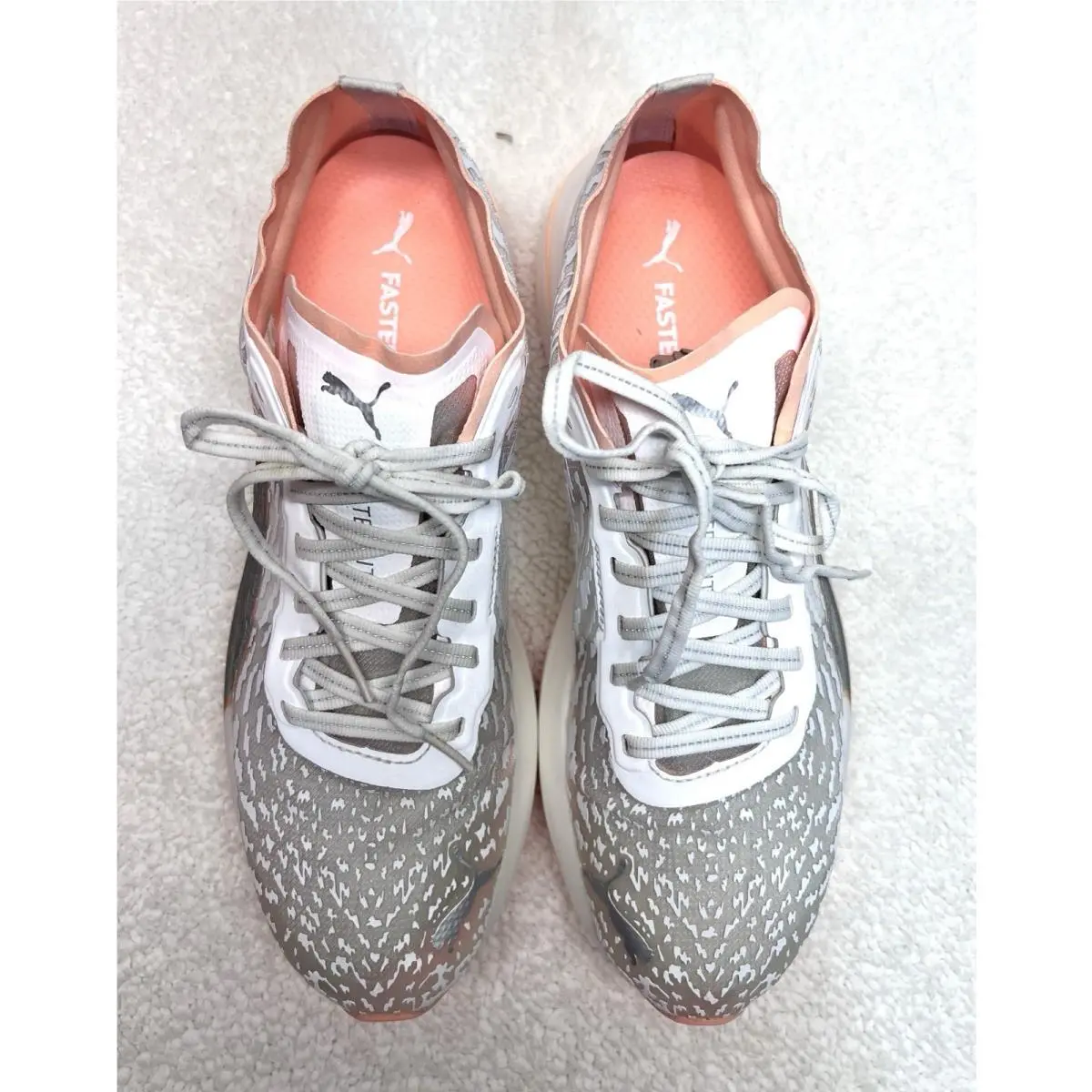 Puma shoes - PUMA Deviate Nitro - Deviate Nitro - 376224-01 - Orange, White and Grey 5