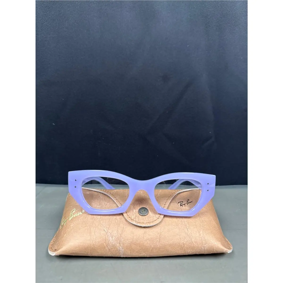 Ray-ban Unisex Eyeglasses RB7330 - Purple - 49mm - Demo Lenses