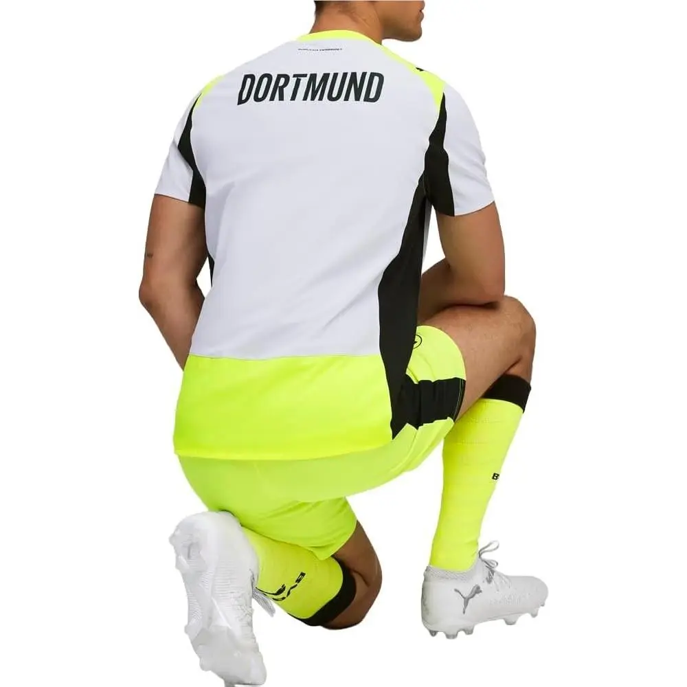 Puma clothing - PUMA Borussia Dortmund 2526 Authentic Cup Crew Neck Short Sleeve - 78011103 - Yellow (UPC: 198553321670) 2