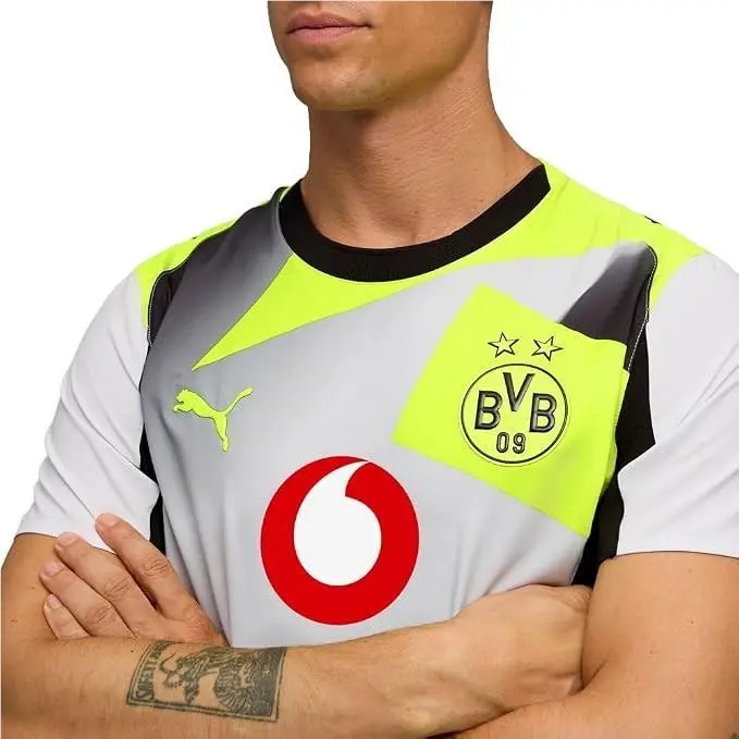 Puma clothing - PUMA Borussia Dortmund 2526 Authentic Cup Crew Neck Short Sleeve - 78011103 - Yellow (UPC: 198553321670) 4