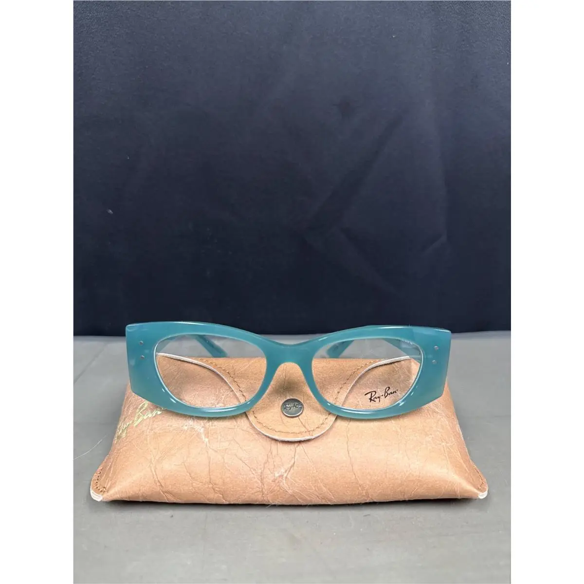 Ray-ban Rx7327 Kat Rectangular Demo Lense Eyewear Frames