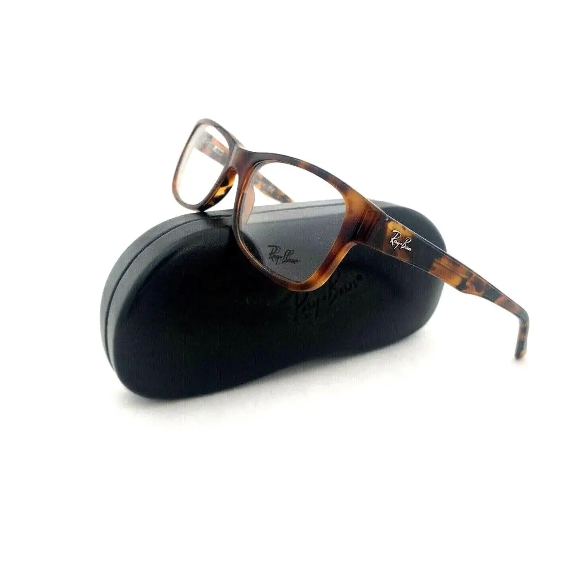 Ray-ban Frames Dark Tortoise Acetate Unisex RB 5268 5675 52 17 135 Glasses