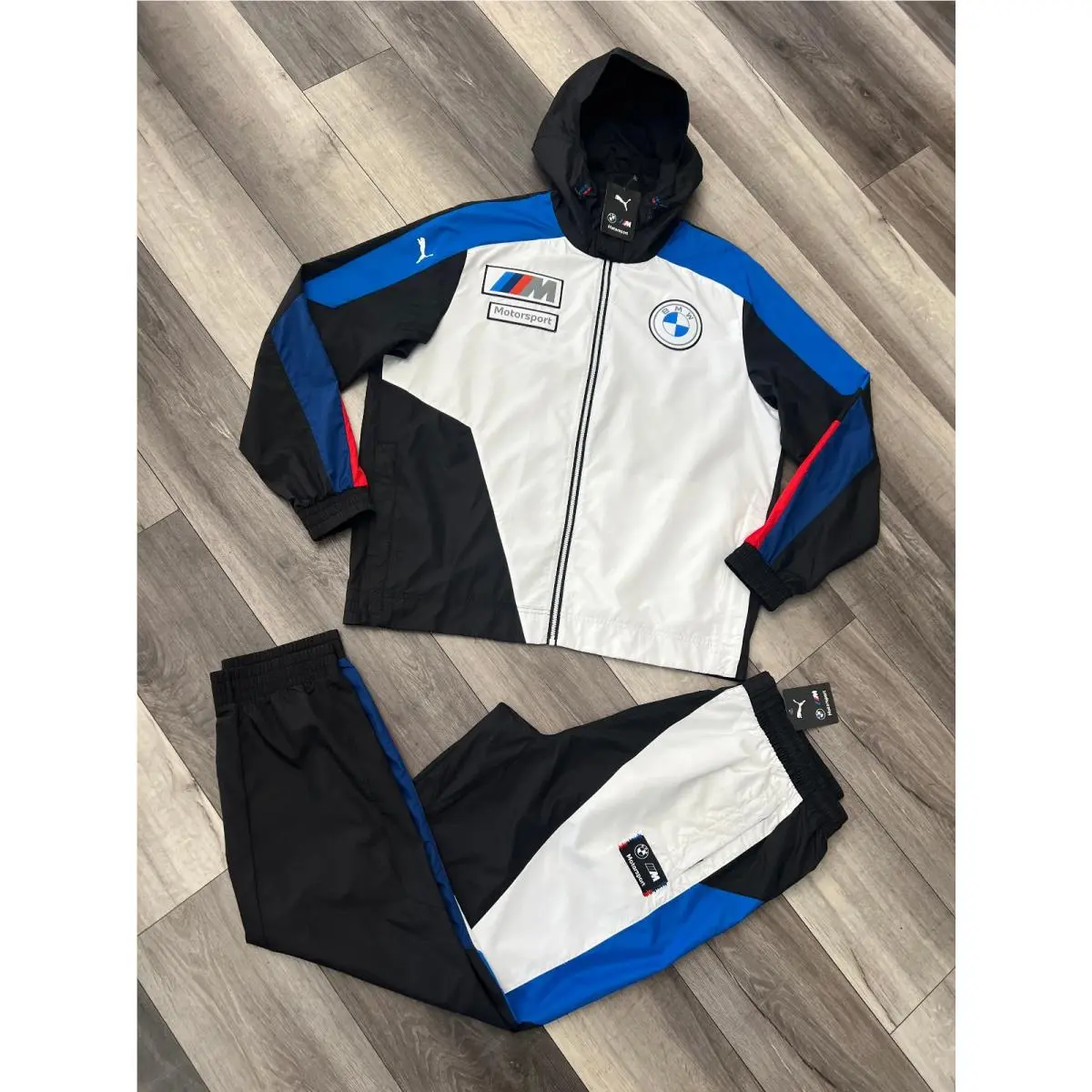 Puma clothing - Black, White, Blue and Red 4