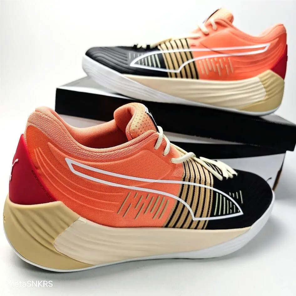 Puma shoes - PUMA Fusion Nitro - Fusion Nitro - 195514 10 - Peach Pink/ Puma Black 1