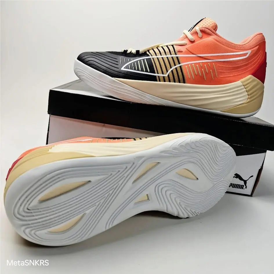 Puma shoes - PUMA Fusion Nitro - Fusion Nitro - 195514 10 - Peach Pink/ Puma Black 2