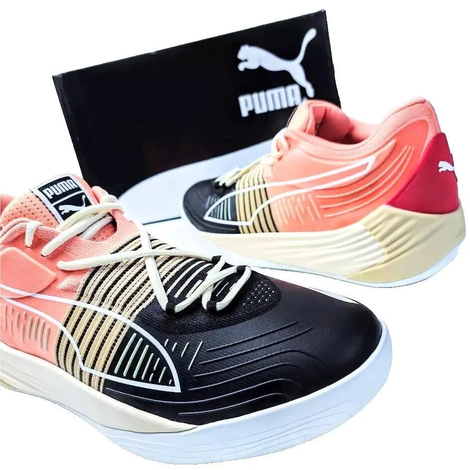 Puma shoes - PUMA Fusion Nitro - Fusion Nitro - 195514 10 - Peach Pink/ Puma Black 11