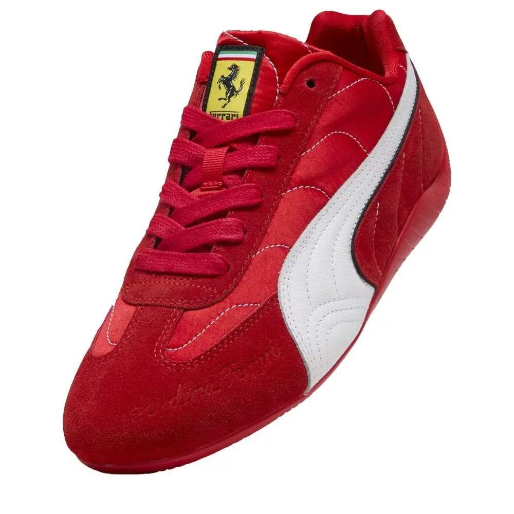 Puma shoes - PUMA Scuderia Ferrari Speedcat Monza Lace Up - 30907701 - Red (UPC: 198555844900) 4