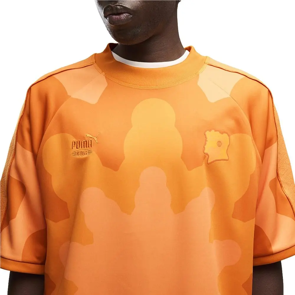 Puma clothing - PUMA  X Cote D`ivoire X Salehe Bembury King Replica Jersey - 63512571 - Orange (UPC: 199259382101) 3