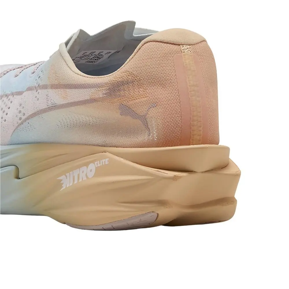 Puma shoes - PUMA Deviate Nitro Elite 4 Run Club Lace Up Running - 31290701 - Pink (UPC: 198556663142) 5